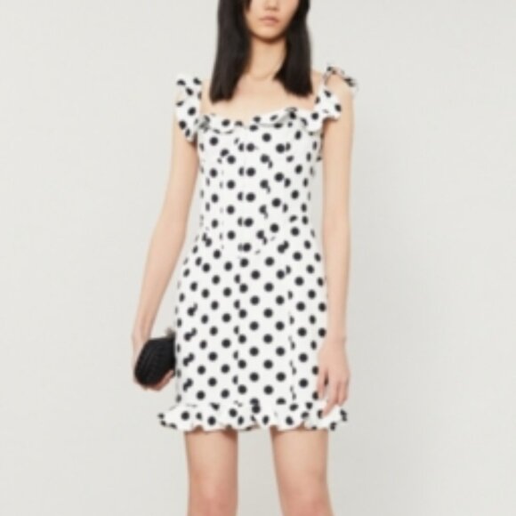 Lavish Alice polka dot corset dress with ruffle sleeves - Picture 16 of 16